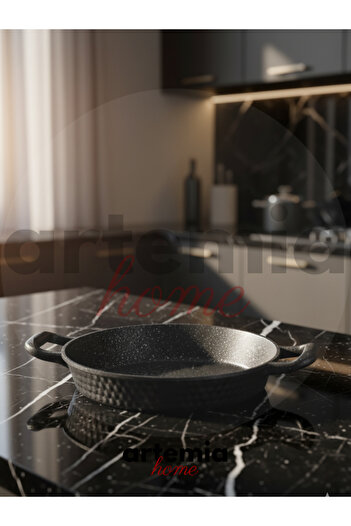 Artemia Home 3-Piece Covered Pot Set |   Granite Casting |   Premium Set with Heat Resistant Non-Stick Surface