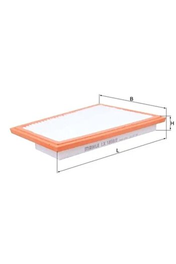 MAHLE فلتر هواء LX18502 A6420940204 A6420940404 A6420942204 متوافق