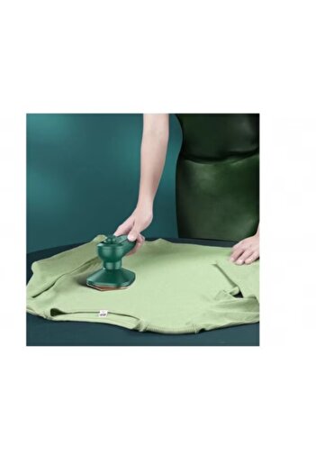 Rovitech Mini Portable Steam Iron, Green, Easy to Use, Ideal for Travel and Home
