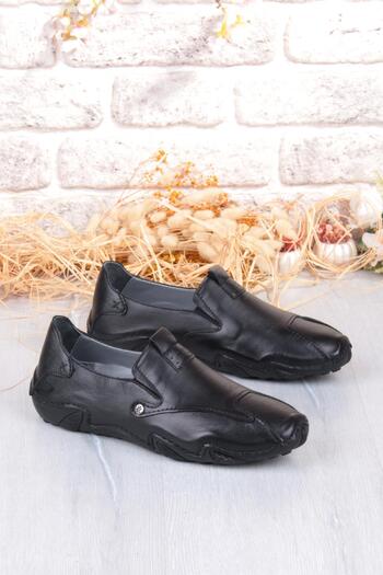 Mehmet Mete 42323 Skin Comfort Comfortable Flexible Genuine Leather Men's Shoes