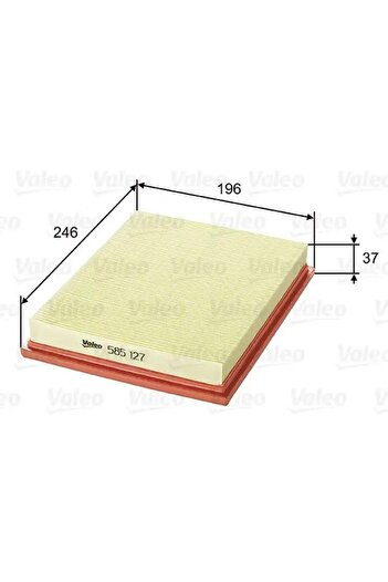 VALEO 585127 Air Filter 46420988 46468012 7082141