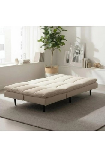 terndat Versatile beige fabric sofa - luxurious design