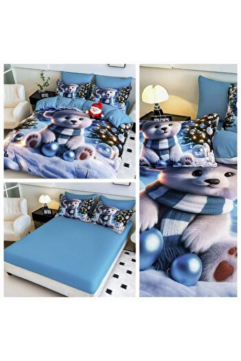 JOJO Premium fine cotton bed linen WITH ELASTIC – 5D range – 6 pieces 5DJE14