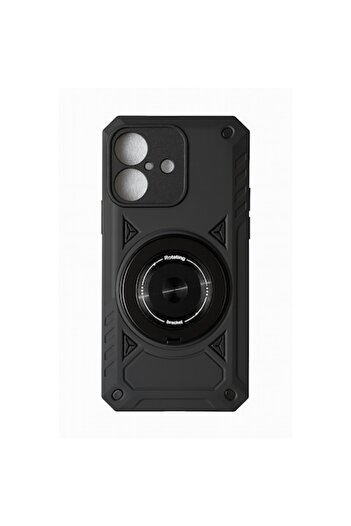 OEM Magnetic MagSafe iPhone 17 Case with 360-deg Rotating Metal Kickstand, Shockproof 3-in-1 Full Protec