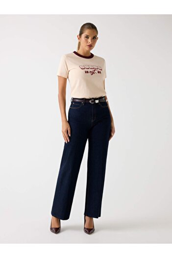 Guess T-Shirt with Rhinestone Stone Logo