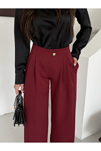 Nadrina Buttoned Trousers