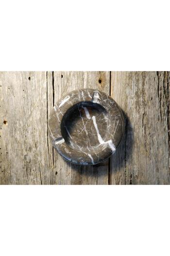 Voodo Concept Maron Marinace Brown Marble Round Ashtray
