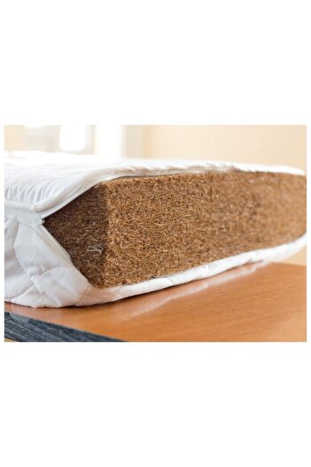 MY KİDS Foldable Mattress Integral Coconut Fiber 120x60x06 cm with Quilted Microfiber Cover