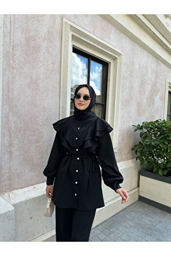 allwear Neva Takım – Modern Double Hijab Set