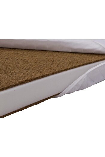 MY KİDS Foldable Mattress Coconut-Sponge-Coconut 120x60x6cm with Quilted Microfiber Cover