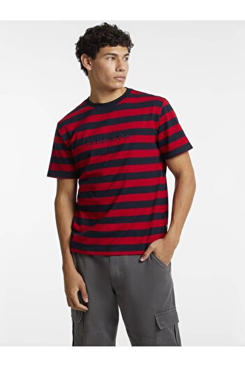 Guess Striped Logo T-Shirt