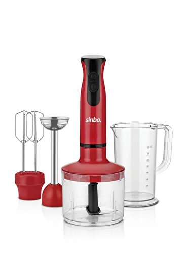 Sinbo 300W Countertop Blender with 2 Speeds and Turbo, 700ml Measuring Cup & 600ml Chopping Bowl - M