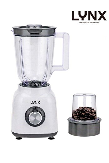 LYNX Electric Blender with Grinder 400W 1.5L, Stainless Steel Blades, Multi-Speed – LN-BL-4101