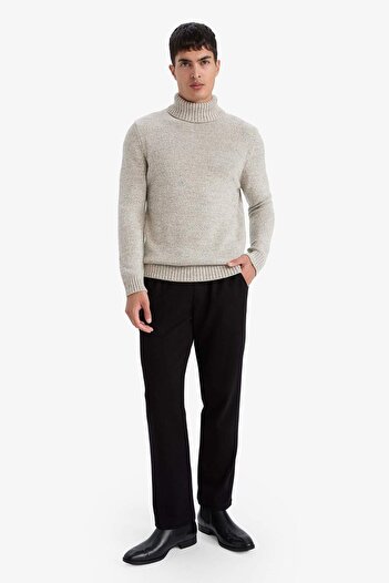 DeFacto Standard Fit Turtleneck Knitwear Sweater F8344Ax25Wn