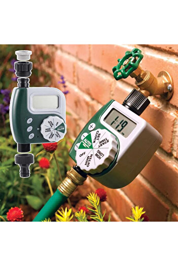 fulina Automatic Water Sprinkler Timer Green/Grey