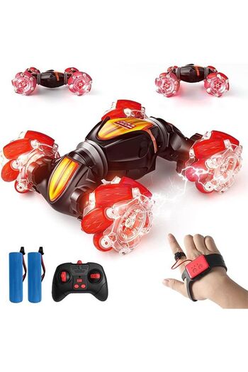 fulina Interference-Free Remote-Control Cars, RC Car 4WD Gesture Sensor Remote Control Crawler