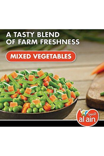 Al Ain Frozen Mixed Vegetable 3 Way 4 x 2.5kg case