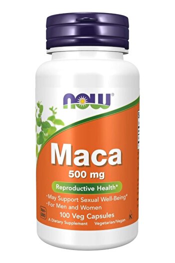 Now Foods Maca 500 mg 100 Veg Capsules
