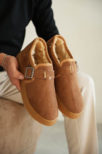 BESKAR Ανδρικά παπούτσια casual KB KX1 Kuback Taba Shearling