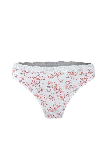 Wonna Set of 2 Cotton Soft Printed Panties-Black Ecru-S