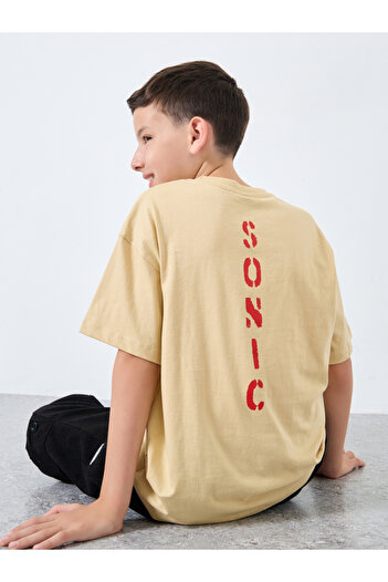 Styli Teen Hedgehog Sonic Print T-Shirt