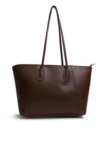 Ecrou Large Case Shoulder Bag Bitter Brown