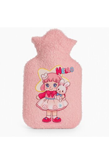 Ecrou Cute Faces Plush Hot Water Bag 300 ml