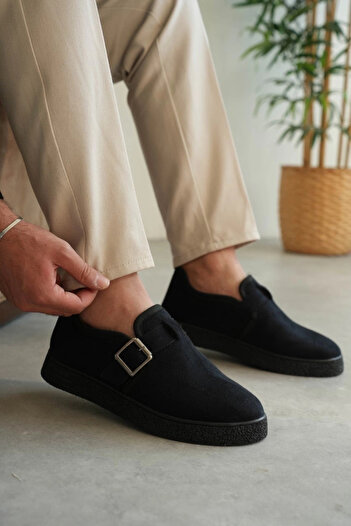 Işıltı kidss Kb-kx1 kuback navy blue furry daily men's shoes