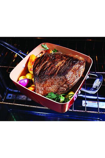 hoffmans Migas Multifunctional Frying Pan - Fryer Type, Non-Stick - 29cm, High Walls, Ceramic