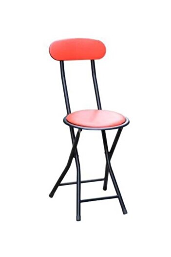 Generic Foldable Chair with Rexin and Cushion (Camping / Travel / Masjid / Trip)