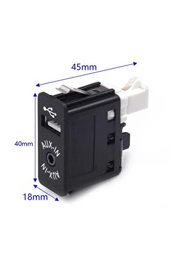 YBA CONTECH Aux in USB adapter cable 12-4 pins compatible with BMW Mini Cooper E81 E90 E60 F10 F06, black