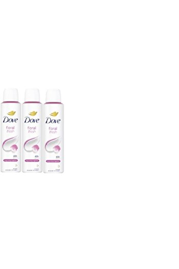 Dove Floral Fresh Antiperspirant Set 3x150ml Spray for Women