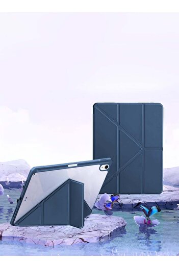 Generic SmartGrist iPad 2025 (11th Gen) A16 10.9" Symmetry 360 Smart Folio Case – Storm Blue