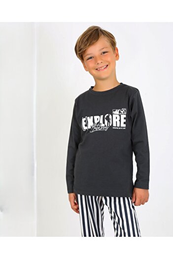 ESKİŞEHİR YUMURCAK Boy's Cotton Pajama Set