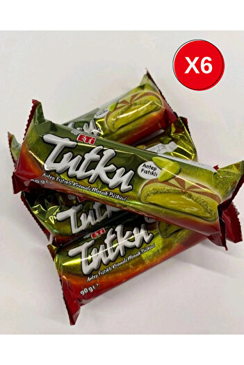 The Coffee Kids Tutku Pistachio Cream Biscuits 90 Gr X 6 Pieces
