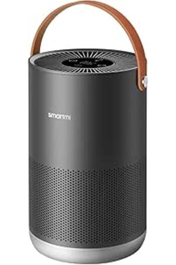 SmartMi P1 Smart Air Purifier for Home, Works with HomeKit & Alexa, Dark Grey