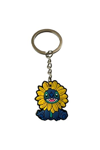 OEM Stitch Keychain, PVC, Multicolor, 8.7 cm