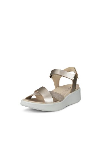 Ecco Flowt Wedge LX W Pure Wh Gold