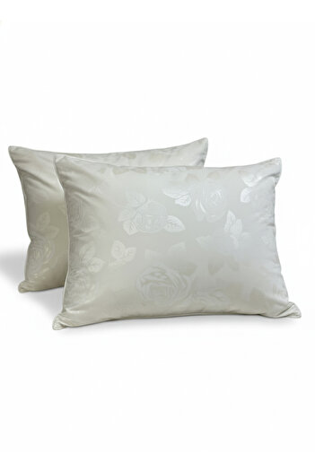 Boema Home Deco Set of 2 goose down and feather pillows, medium support, hotel comfort, 1200 gr, 50x70 cm