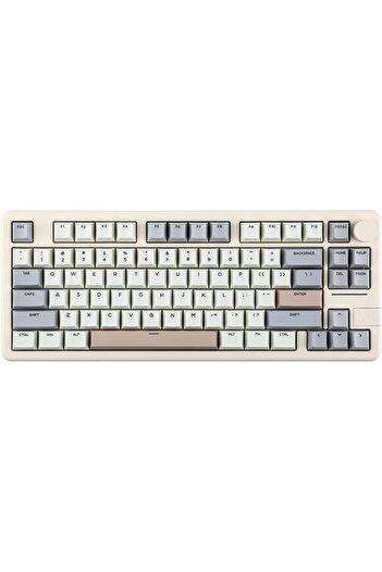 Epomaker Galaxy70 Wireless Gaming Keyboard, 75% Aluminum, Bluetooth/2.4GHz/USB-C, Hot-Swappable (Whi