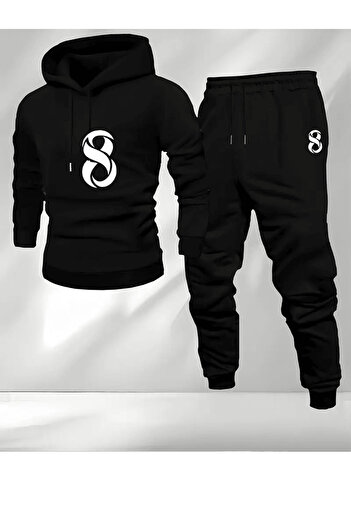 LAVİTTA Simple Stylish Printed Sports Men's Sweat Suit