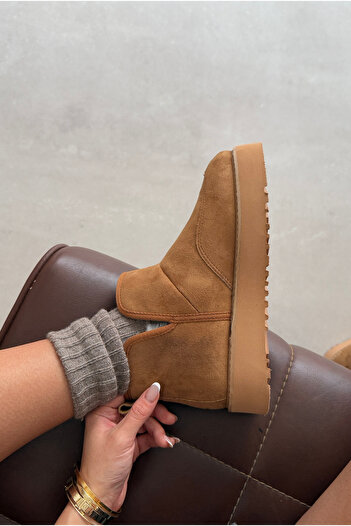 Mupa Shoes Kadın Bot CAMEL SÜET