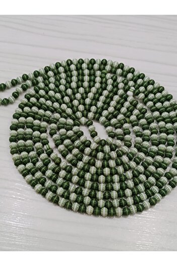 Bayraktar 500 Luxury Tesbi̇h Beads in Green Color (Light & Dark Green)