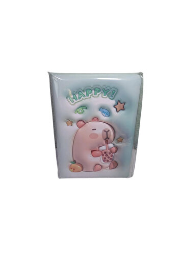 Linea Puffy (14*20 cm) 80 Sheets Lined Notebook (Happy)