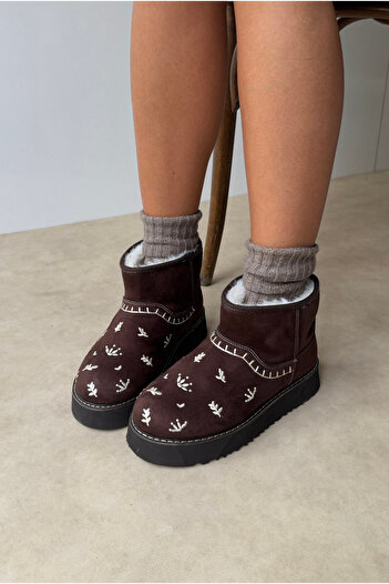 Mupa Shoes Women's Boots Aci Brown Suede