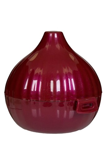 SHOPIENS Plastic Storage Box (Onion Model), Red, 11 cm diameter