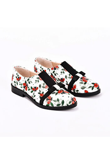 JustBow Printed Colorful Design Women's Shoes