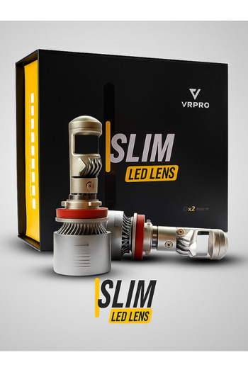vr pro Vrpro Slim H4 Mercekli Led Xenon 15000 LÜMEN