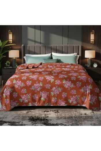 Roshen Lightweight blankets, 900 grams net, for two people, with a soft and elegant pattern