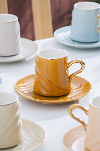 ACAR Allegra 6-Person Coffee Cup Set - 90 ml